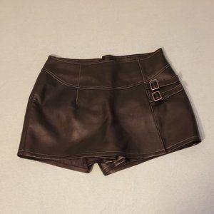 Neutral Zone Pleather Skort